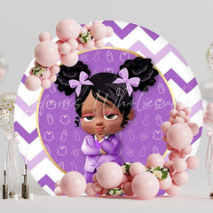 Boss Baby Celebration Round Backdrop For Kids Birthday Party