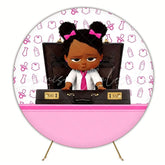 Boss Baby Round Backdrop For Kids Birthday Party Celebration