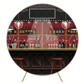 Boteco Round Backdrop for Brazilian Themed Party