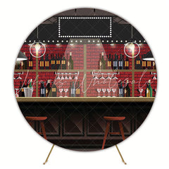 Boteco Round Backdrop for Brazilian Themed Party