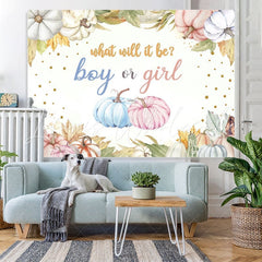 Lofaris Cute Pumpkin Photoshoot Backdrop for Baby Shower