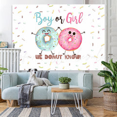 Lofaris Cute We Donut Know Sweet Baby Shower Backdrop