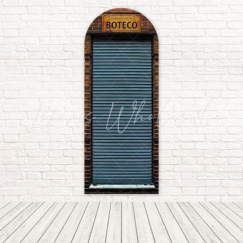Brazil Boteco Pub Rustic Drink Scene Arch Backdrop For Local Theme