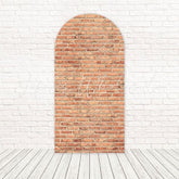 Bricks Wall Industrial Arch Backdrop For Rustic Party Themes