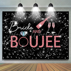 Lofaris Bride And Boujee Sweet Night Bridal Shower Backdrop