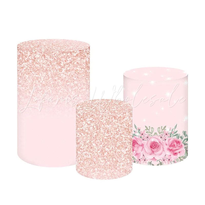 Bright Roses Flower Garden Themed Cover Cylinders Kit