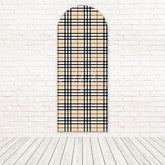 Burberry Plaid Fashion Classic Pattern Arch Backdrop For Modern Event