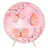 Butterfly World Round Backdrop for Nature Celebration