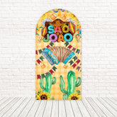 Cactus June Festival Farm Charm Arch Backdrop For Cultural Evening