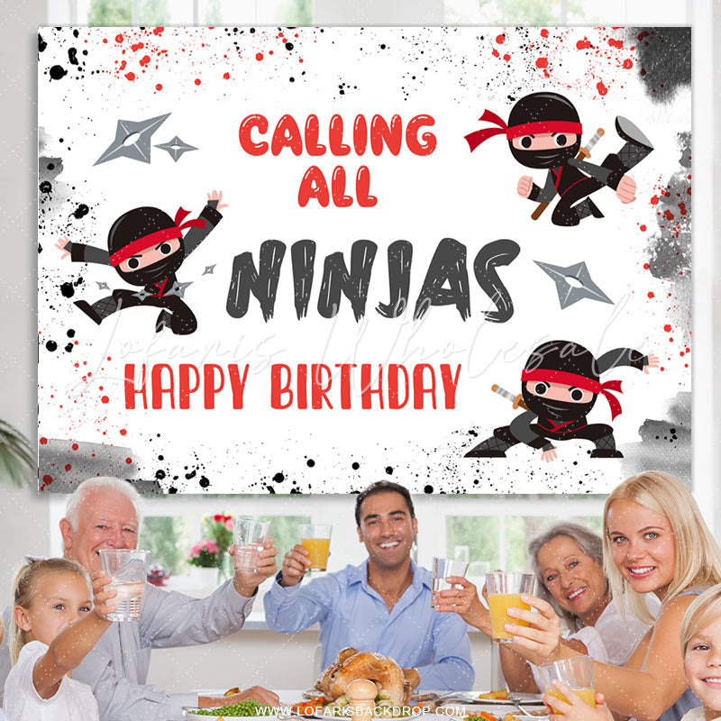Lofaris Call All Ninhas Lovely Cartoon Birthday Backdrop