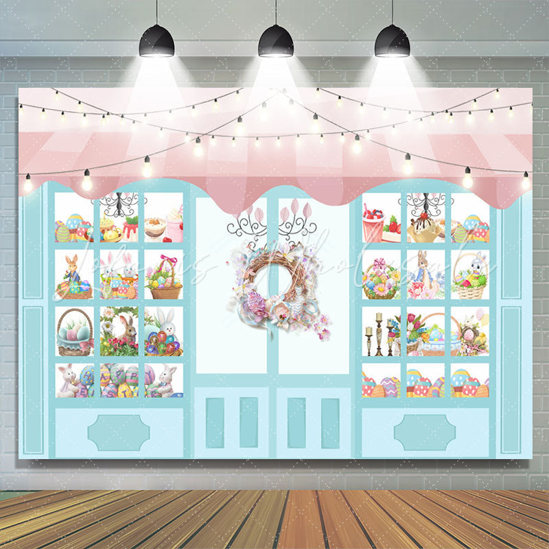 Lofaris Candy Store Themed Happy Easter Day Backdrop For Kid