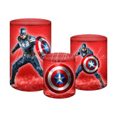 Captain America Superhero Adventure Cover Cylinders Kit