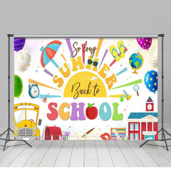 Lofaris Car Bag Book So Long Summer Back To School Backdrop
