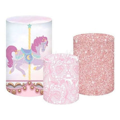 Carousel Fun Fair Themed Cover Cylinders Kit