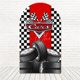 Cars Racing Road Action Arch Backdrop For Vehicle Theme Bash