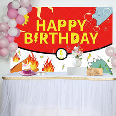 Cartoon Anime Pokemon Birthday Backdrop Decoration