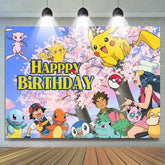 Lofaris Cartoon Film Character Kids Birthday Backdrop Banner