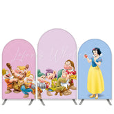 Lofaris Cartoon Film Theme Princess And Dwarfs Arch Backdrop Kit