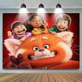 Lofaris Cartoon Girls And Cat Theme Backdrop Banner For Birthday