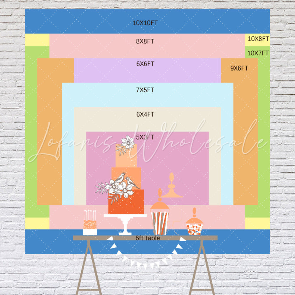 Cartoon H-Z-W One Piece Happy Birthday Party Backdrop For Boys