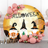Lofaris Cartoon Long Bearded Dwarf Doll Halloween Circle Backdrop