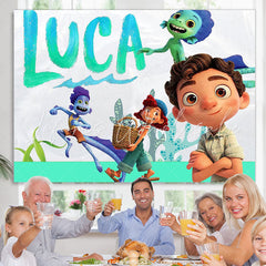 Lofaris Cartoon Magic Character Backdrop For Happy Birthday