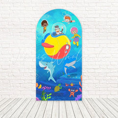 Cartoon Mundo Bita Under The Sea Fun Arch Backdrop For Kids