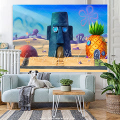 Lofaris Cartoon Under The Sea House Theme Birthday Backdrop