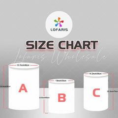 Lofaris Cartoon Watermelon Stripe Cylinder Cover Baby Birthday Cake Table