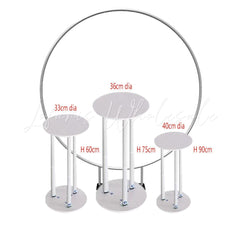 Lofaris Castle and Girls Happy Birthday Round Backdrop Kit