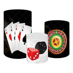 Cheap Casino Fun Themed Cover Cylinders Kit