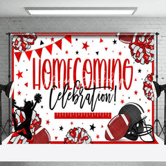 Lofaris Cheerleading Rugby Homecoming Celebration Backdrop