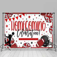Lofaris Cheerleading Rugby Homecoming Celebration Backdrop