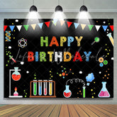 Lofaris Chemistry Laboratory And Abstract Birthday Backdrop