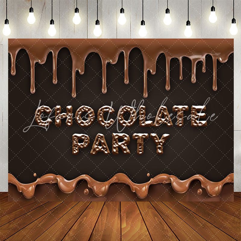 Lofaris Chocolate Party Candyland Sweet Birthday Backdrop