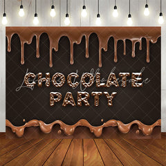 Lofaris Chocolate Party Candyland Sweet Birthday Backdrop
