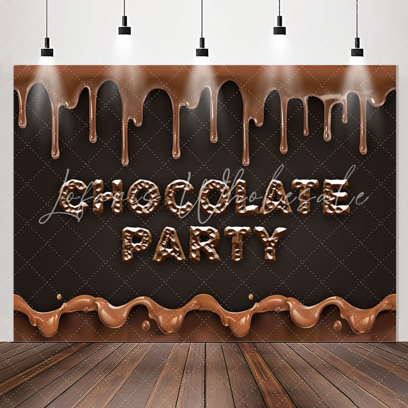 Lofaris Chocolate Party Candyland Sweet Birthday Backdrop