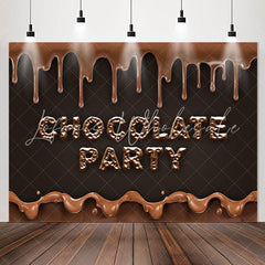 Lofaris Chocolate Party Candyland Sweet Birthday Backdrop