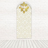 Christening Holy Pigeon Flight Peace Arch Backdrop For Soft Moment