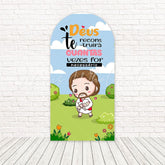 Christian Easter Holy Resurrection Arch Backdrop For Religious Gathering