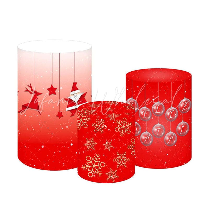 Christmas Holiday Magic Themed Cover Cylinders Kit