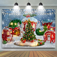 Lofaris Christmas Tree Snowflake Light Photoshoot Backdrop for Party