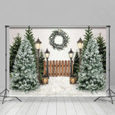 Lofaris Christmas Tree Winter Holiday Backdrop for Photo