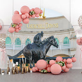 Lofaris Churchill Downs Building Statue Kentucky Day Backdrop