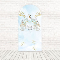 Cinderella Carriage Fairytale Ride Arch Backdrop For Magical Evening