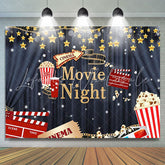 Lofaris Cinema Movie Night Birthday Backdrop For Decoration