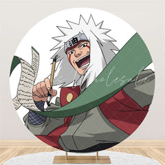 Lofaris Circle Cartoon Film Character Birthday Party Backdrop