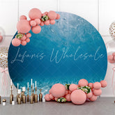 Lofaris Circle Deep Sea Scenery Party Backdrop For Decoration