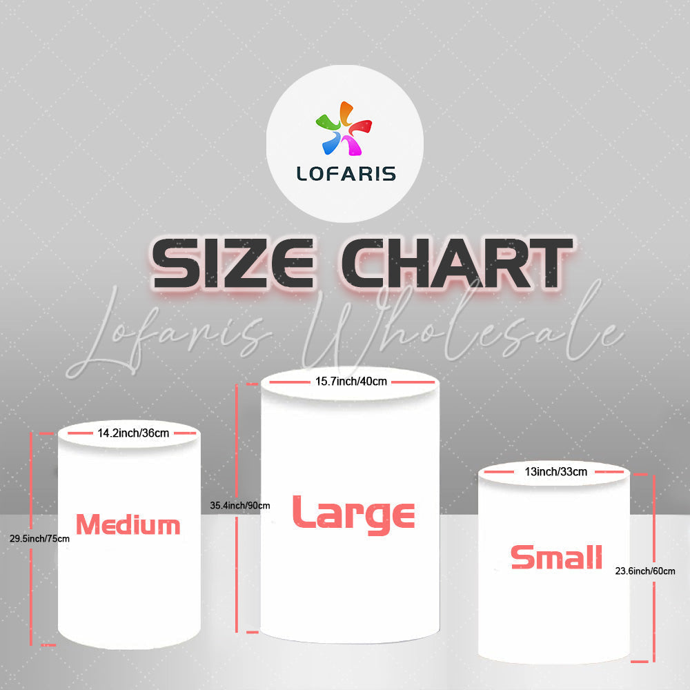 Lofaris Circle Princess And Rainbow Happy Birthday Backdrop Kit