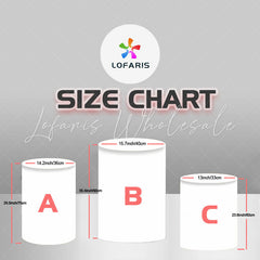 Lofaris Circle Rainbow And Cartoon Animals Birthday Backdrop Kit